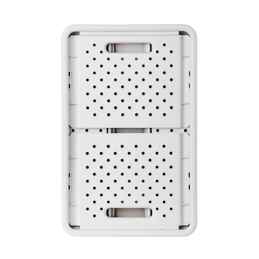 Compact Folding Crate - Sand White