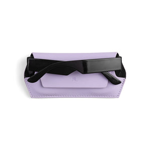 Lavender sunglasses case Fox and Leo glasses case - Lilac