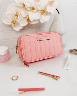 Louenhide Rosie Quilted Cosmetic Case - Pink
