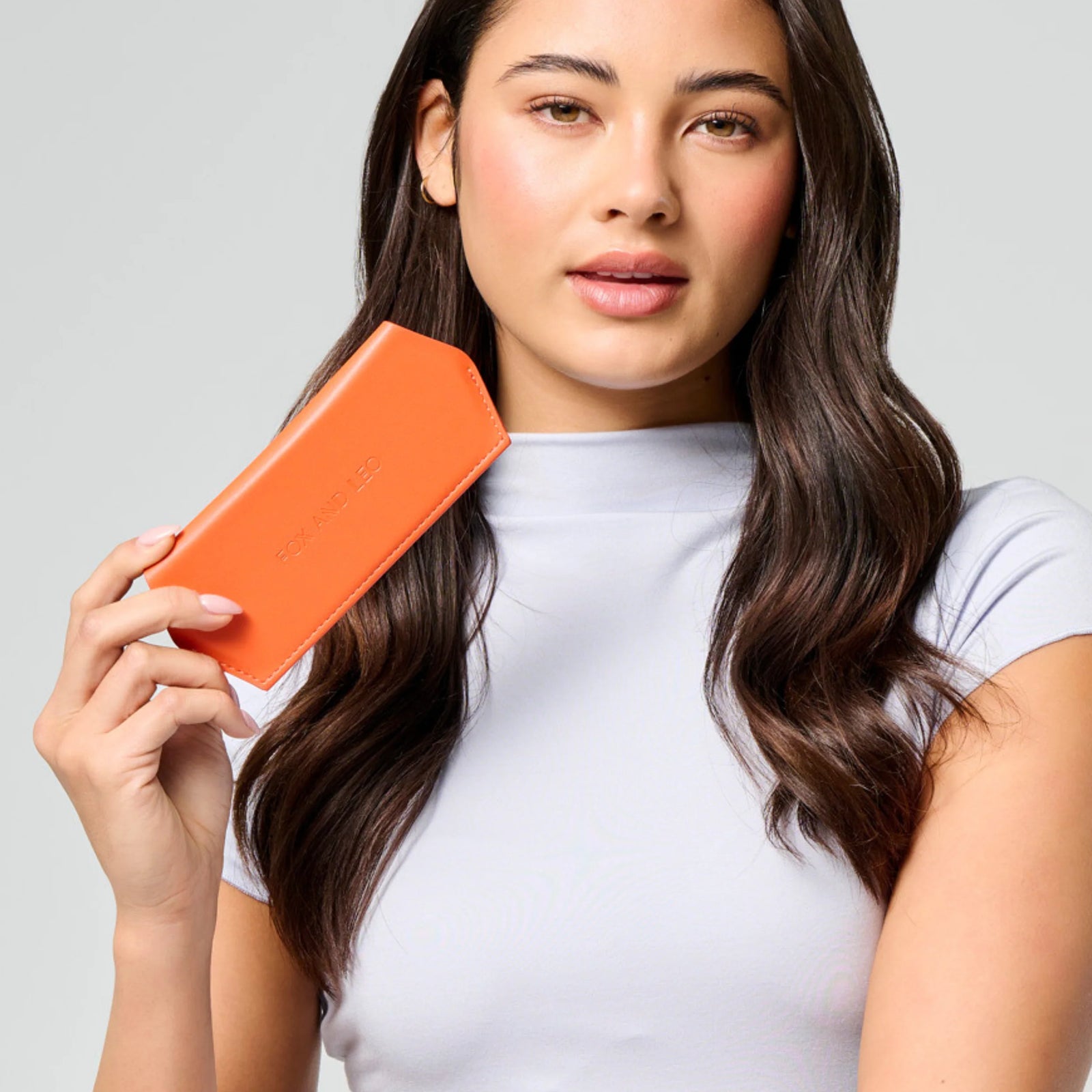 Fox & Leo Glasses Case - Ginger orange