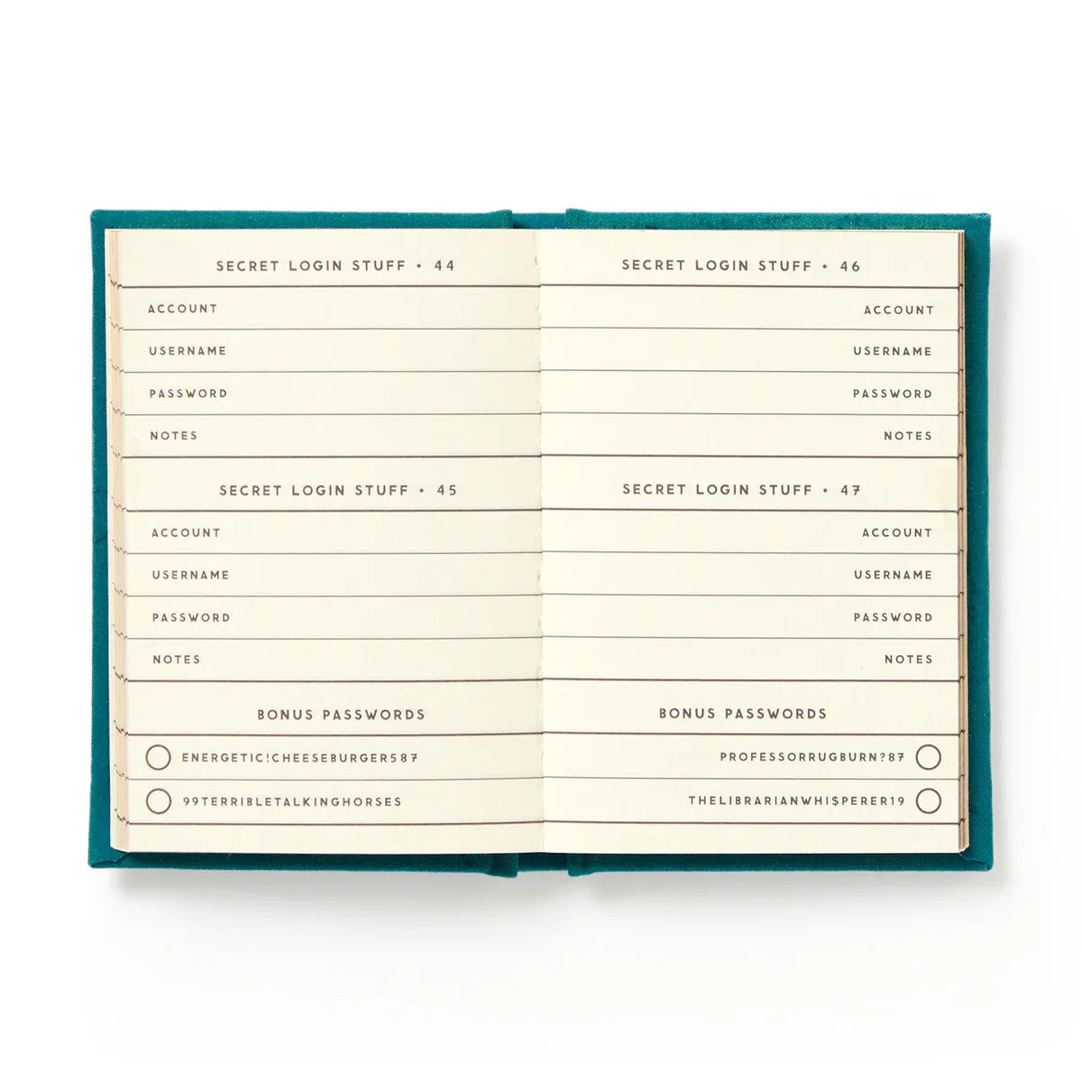 Brass Monkey Definitely Not My Passwords Tiny Diary