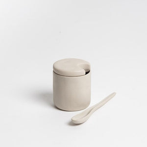 Ned Collections Haan Sugar Pot - Bone
