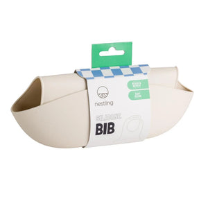 Nestling Silicone Bib - Oat