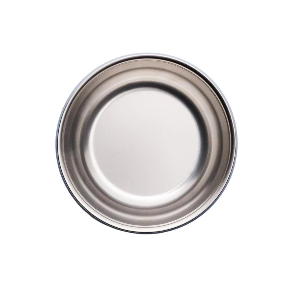 Nestling Stainless Steel Suction Bowl - Dusty Blue