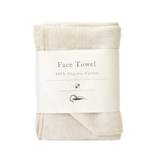NAWRAP ORGANIC FACE TOWEL 35X35CM - IVORY