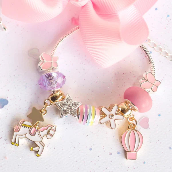 Unicorn Carousel Charm Bracelet