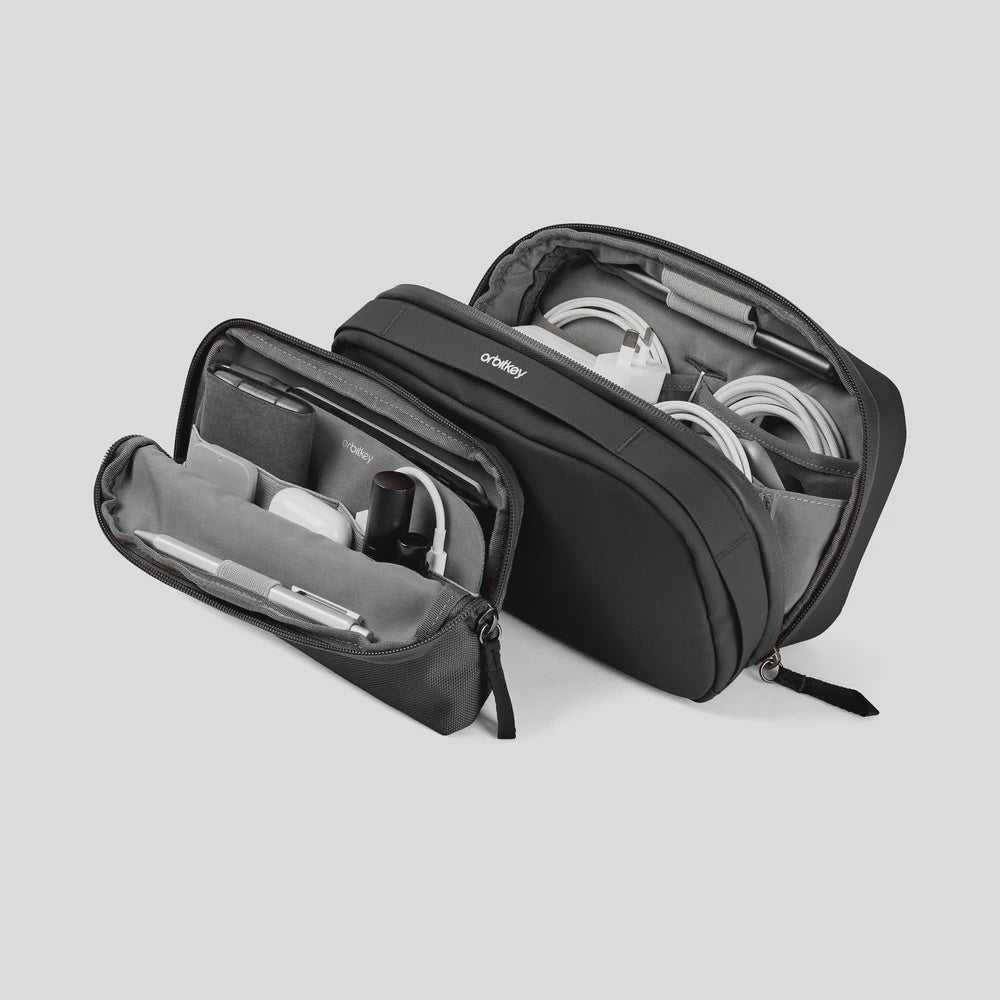 Orbitkey 2-in-1 Tech Accessory clever twin Pouch