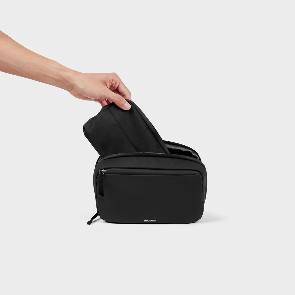 Orbitkey 2-in-1 Tech Accessory clever twin Pouch black