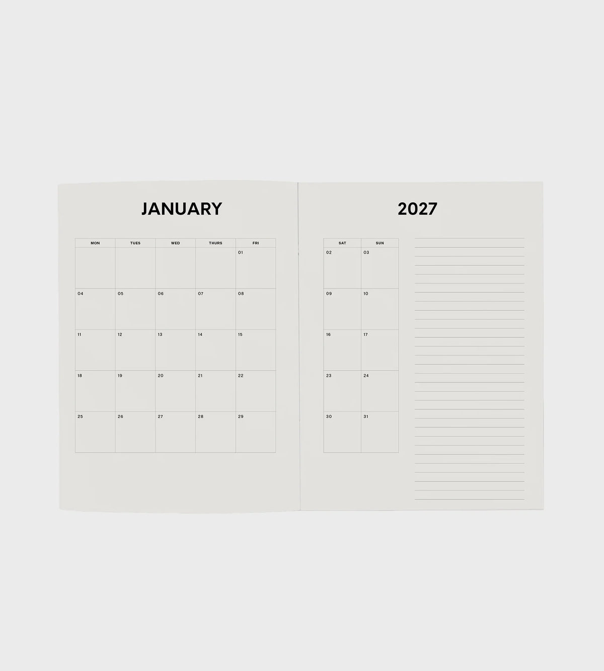 Lettuce x Juliette Hogan | 2027 Weekly Diary | Afterglow Floral