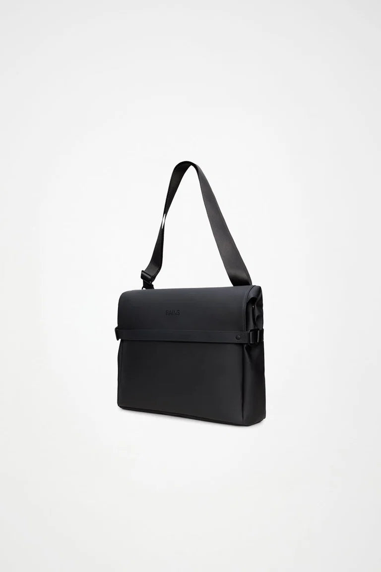 RAINS OTG Messenger Bag - Black