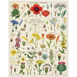 Cavallini Wildflowers 1000pc Vintage Puzzle