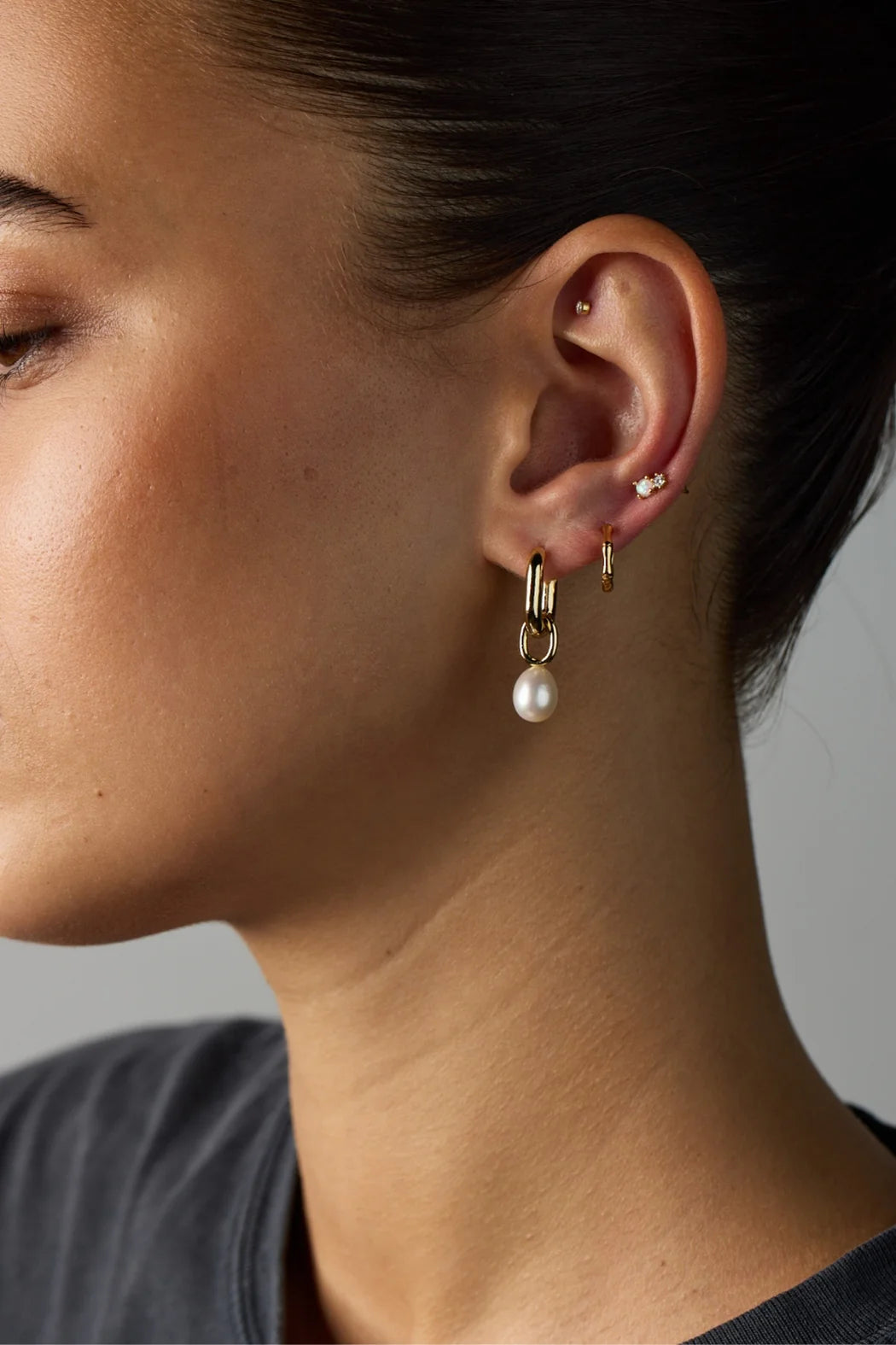 Zafino Australia Prue Earring - Silver - Pearl Freshwater