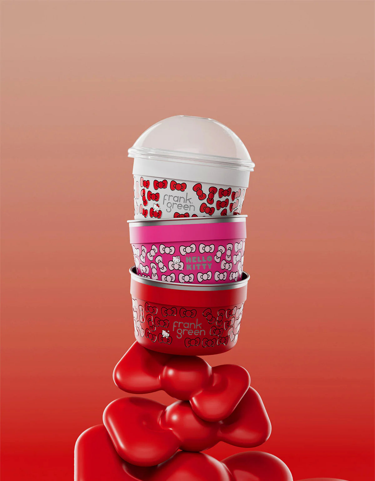 Frank Green 16oz Hello Kitty & Friends To-Go Bowl Bundle 500ml