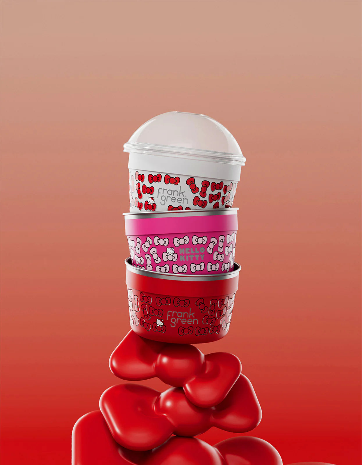 Frank Green 16oz Hello Kitty & Friends To-Go Bowl Bundle 500ml