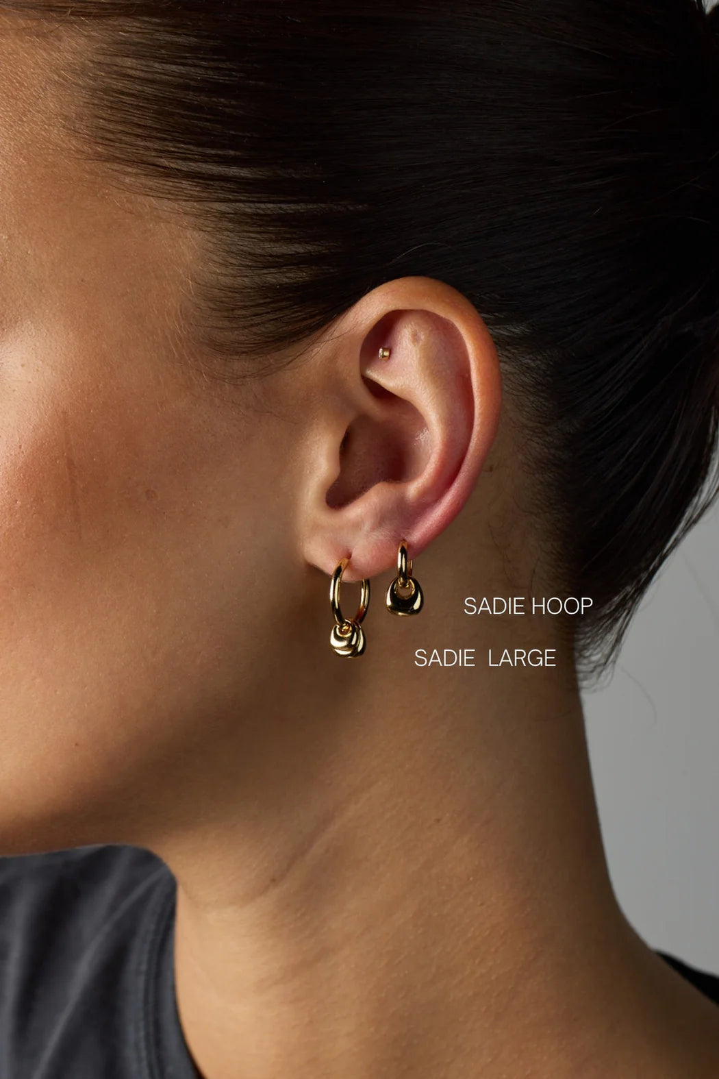 ZAFINO Sadie Hoop - Silver 6724