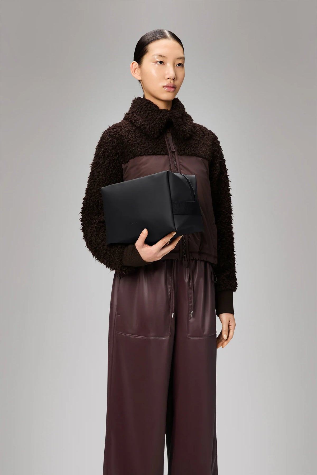 Rains Wash Bag Large Black