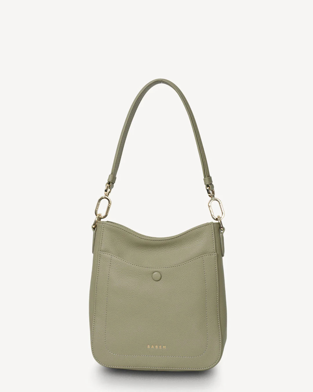 Saben Rosie Shoulder Bag - Eucalyptus Pebble
