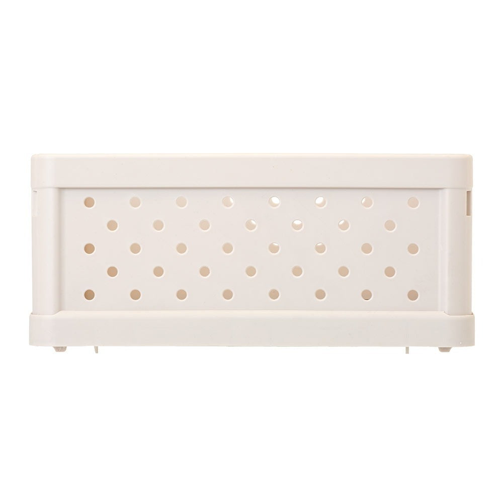 Compact Folding Crate - Sand White