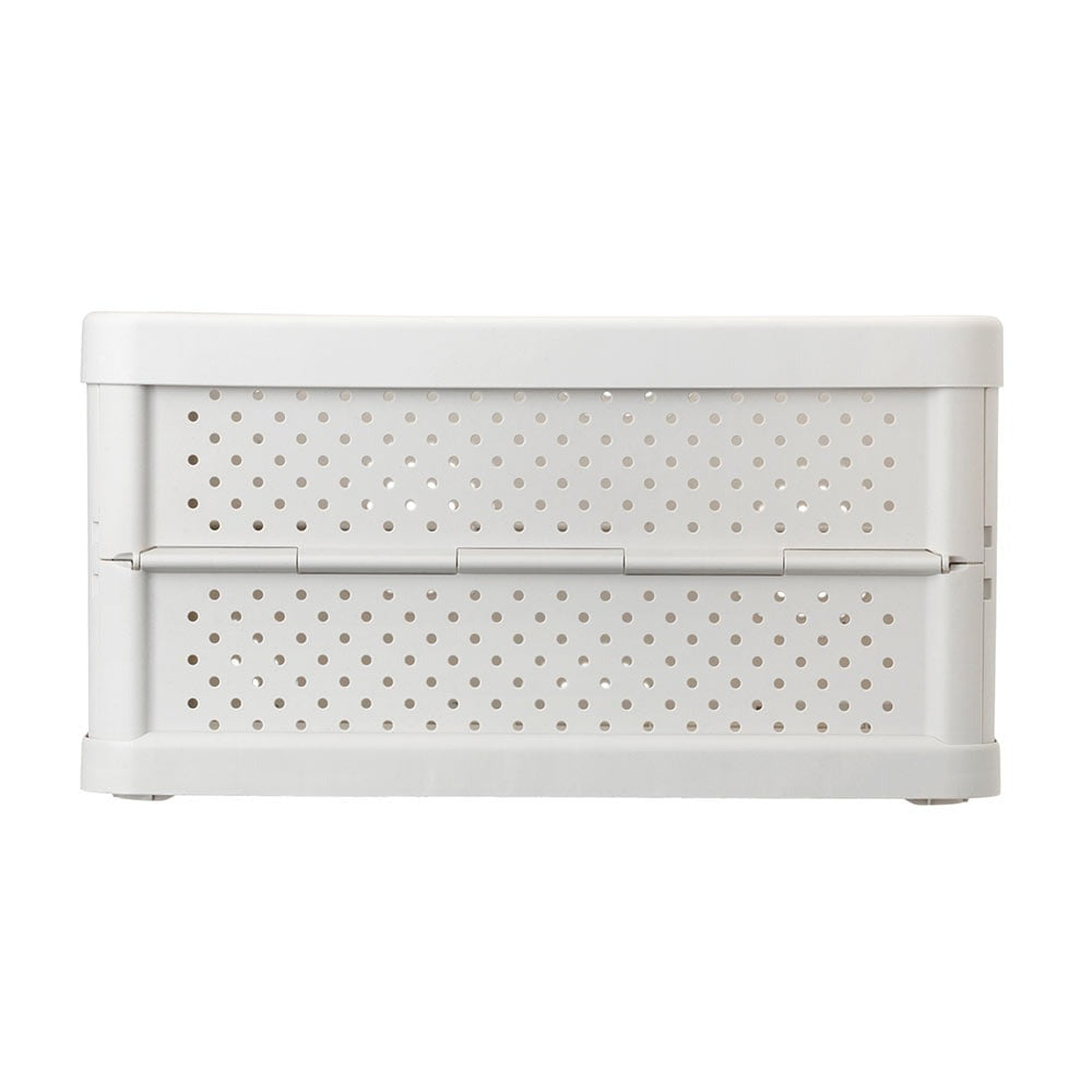 Compact Folding Crate - Sand White