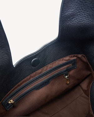 SABEN Kiki Shoulder Bag - Black Lightly Milled