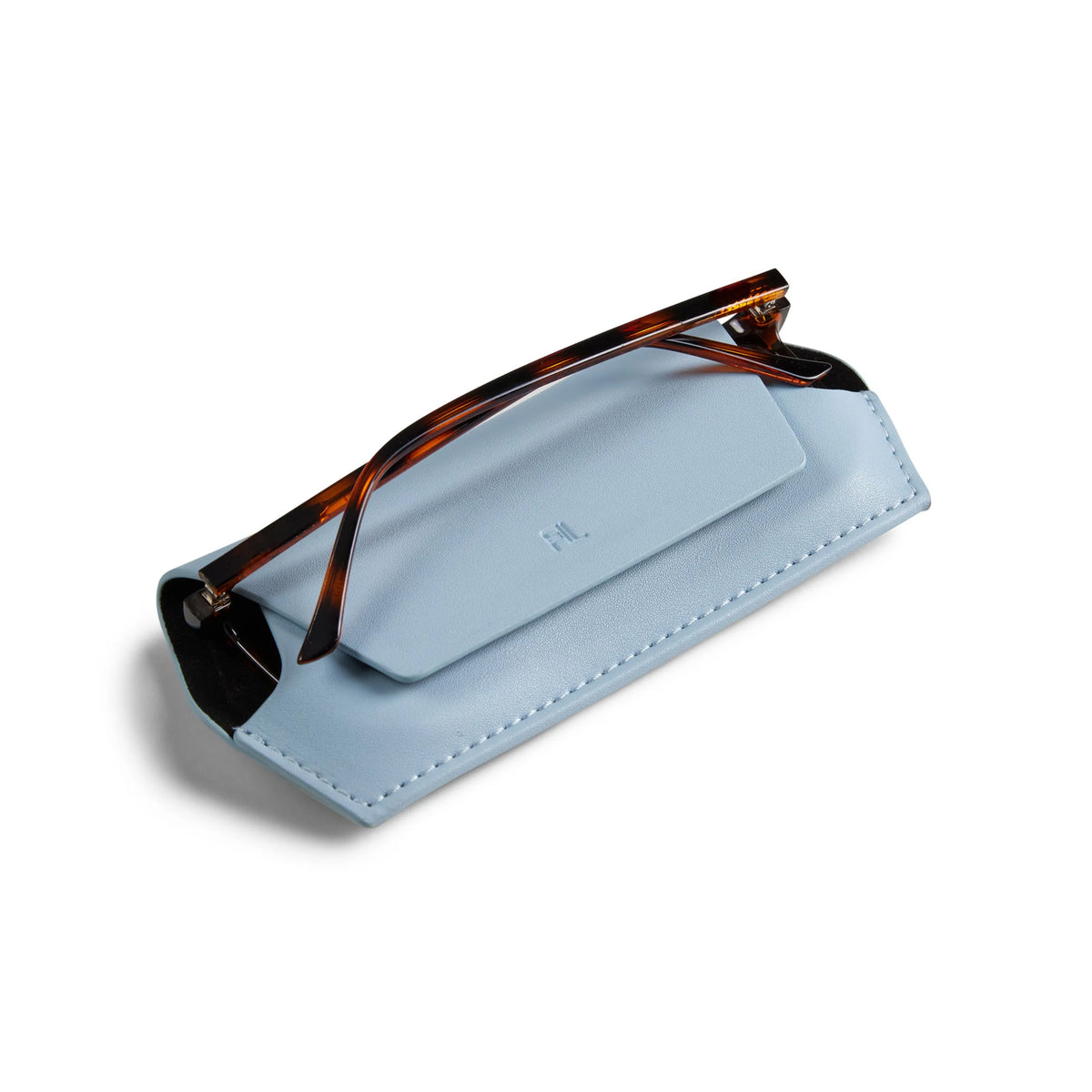 Fox and Leo glasses case - Sky Blue