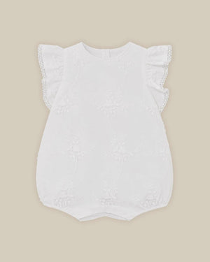 3D FLORAL EMB. ROMPER