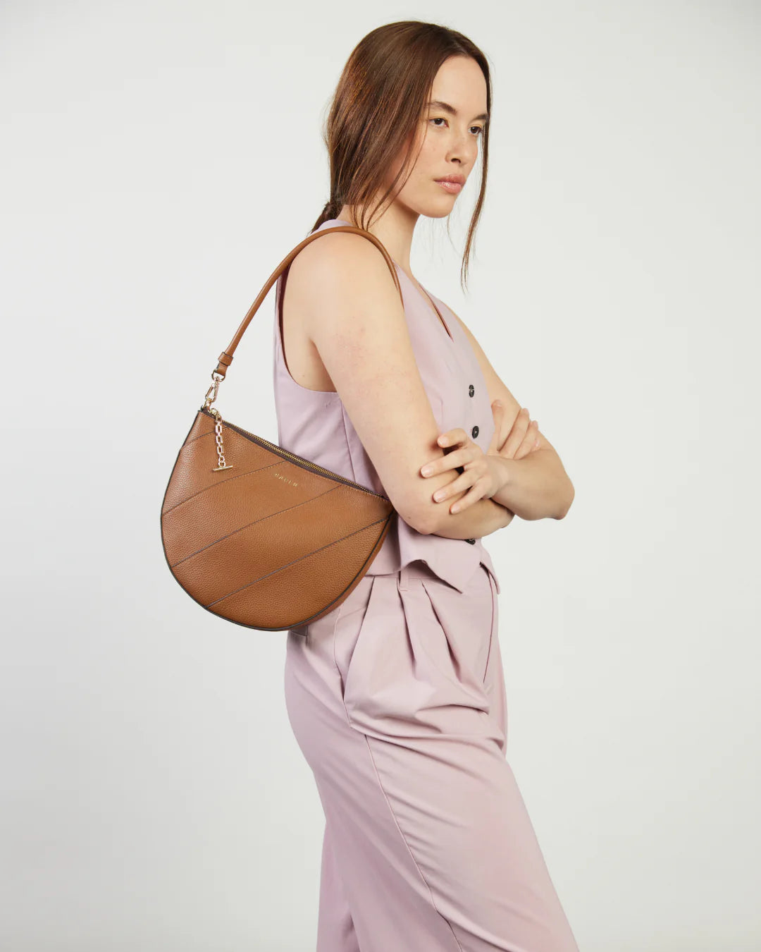 Saben Gani Shoulder Bag Tan Bias
