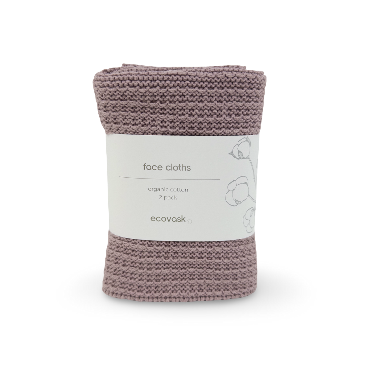 Face Cloth 2pk - Orchid