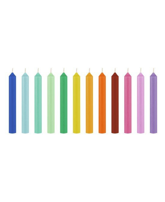 Birthday Candle Set - Candy Set of 12