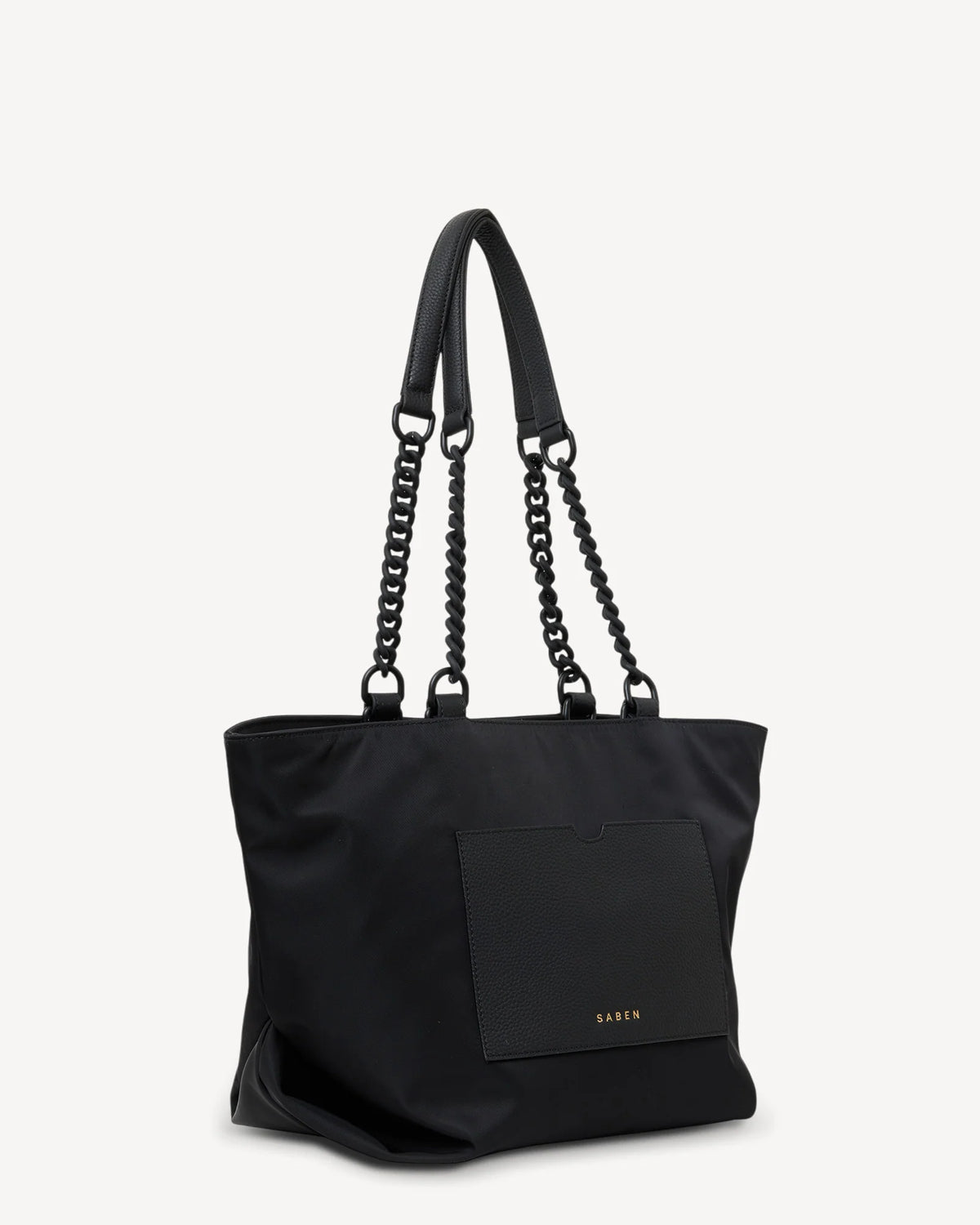 Saben Bag Paris Tote Black Recycled Nylon AW25