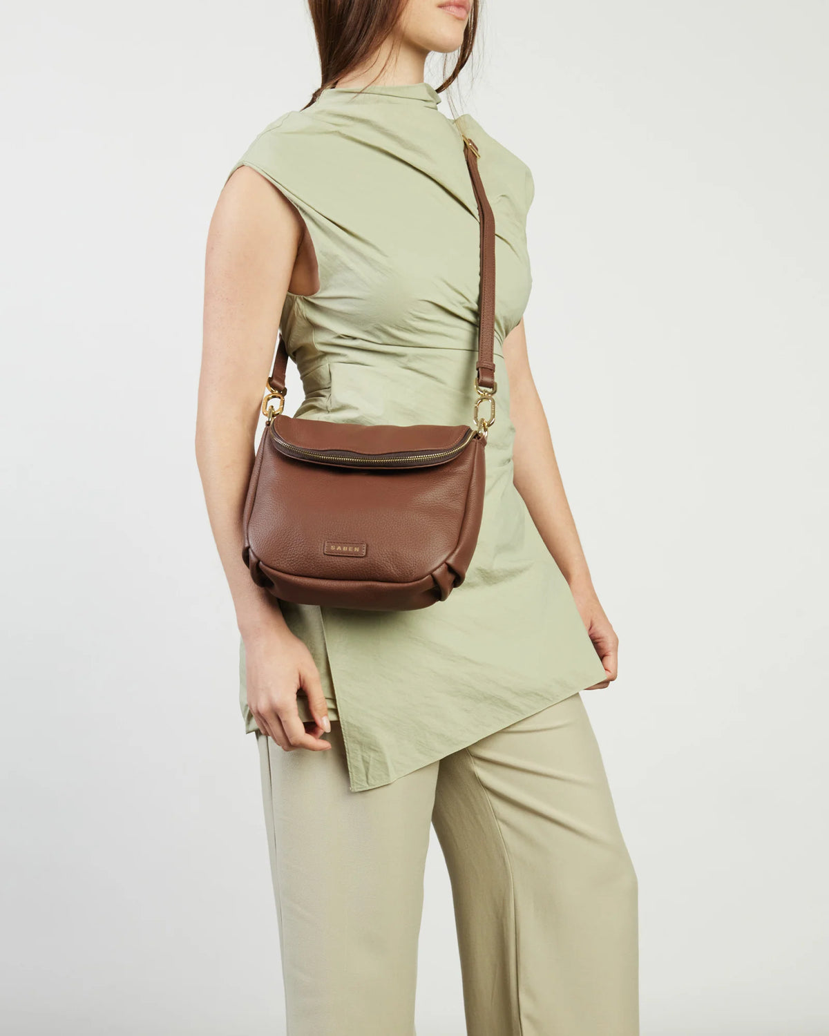 Saben Fifi Crossbody Bag Umber