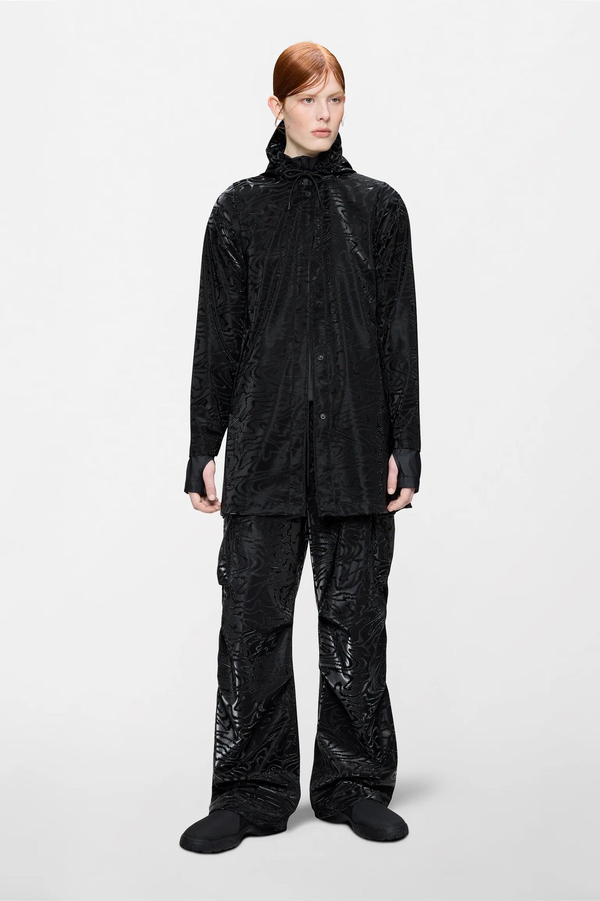 RAINS A-Line W Jacket W3 - Amp Black