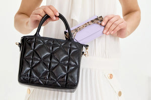 Lavender sunglasses case Fox and Leo glasses case - Lilac