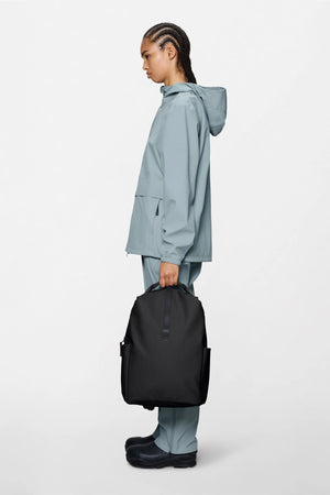 RAINS Clip Front Backpack - Black