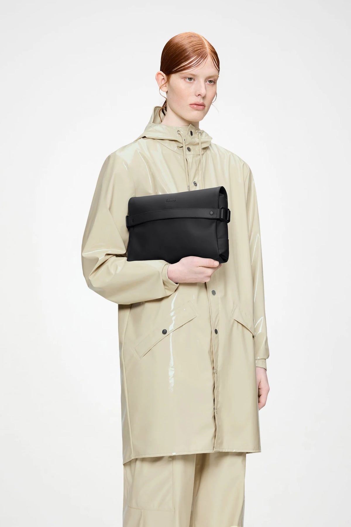 RAINS OTG Wash Bag - Black