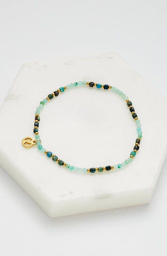 Hazel Stretch Bracelet - Sea