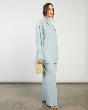 Saben Tilly Crossbody - Raffia Stitched Weave Beige woven handbag