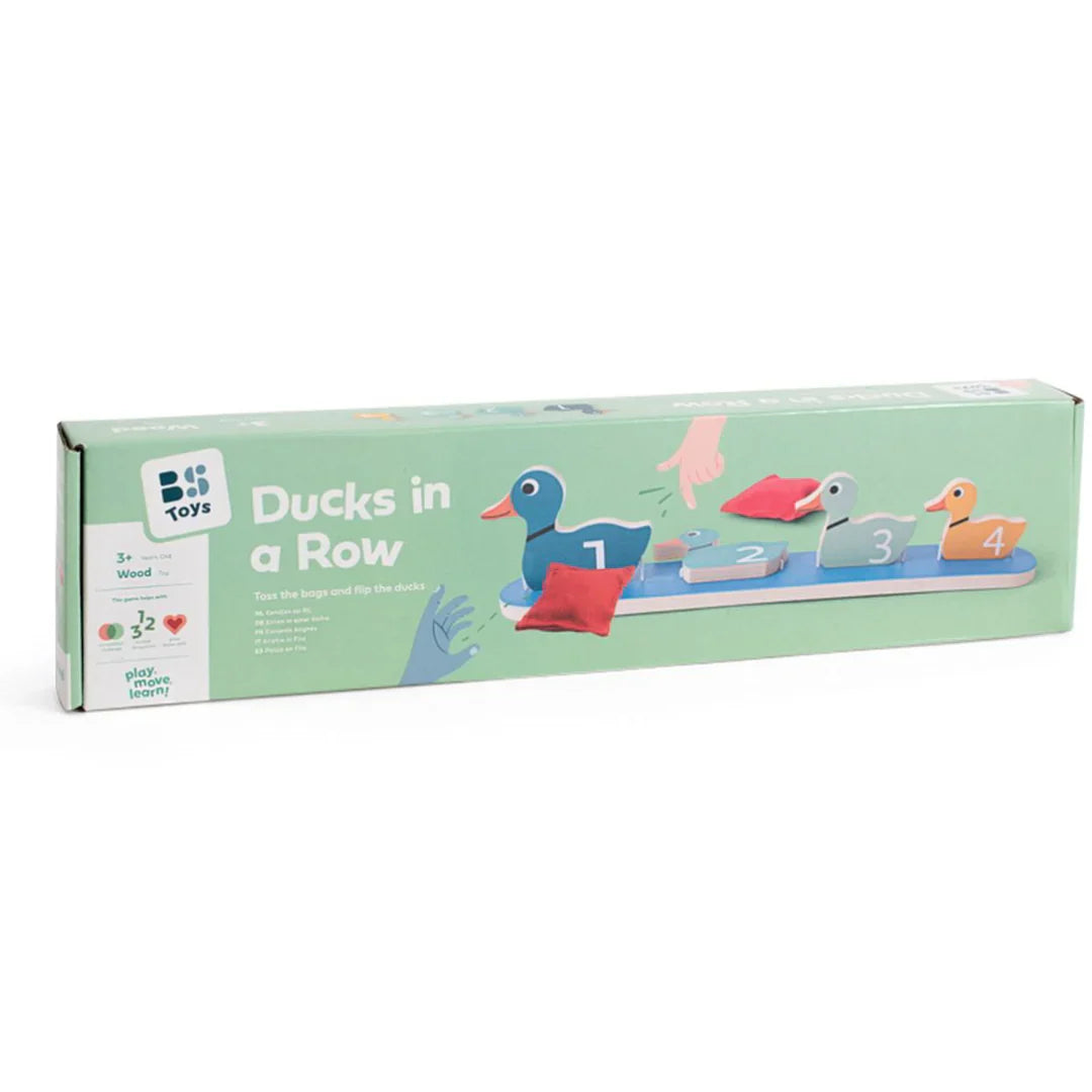 BS Toys Ducks in a Row Wooden duck game