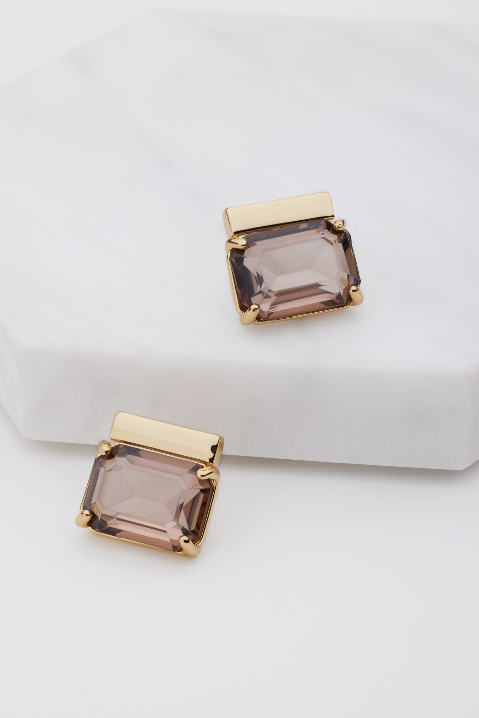 Lola Earring - Olive - Gold