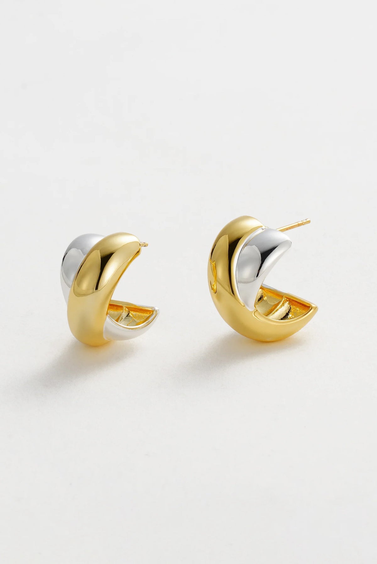 ZAFINO 7355 Fraya Hoop - Gold/Silver