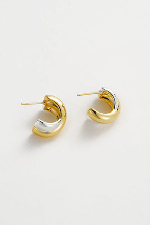 ZAFINO 7355 Fraya Hoop - Gold/Silver