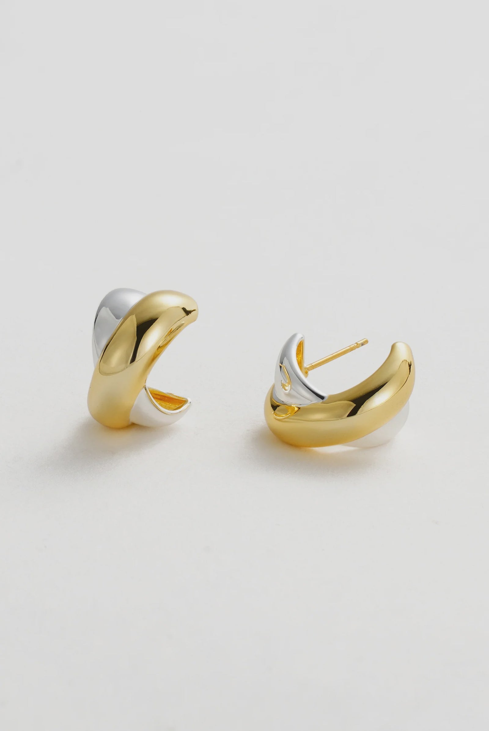 ZAFINO 7355 Fraya Hoop - Gold/Silver
