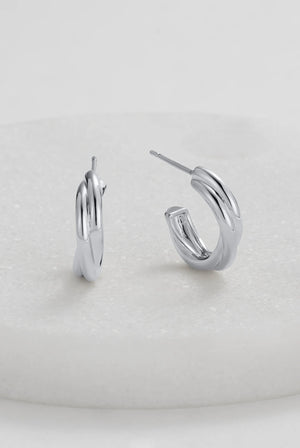 ZAFINO 7361 Eloise Hoop - Silver - Earrings