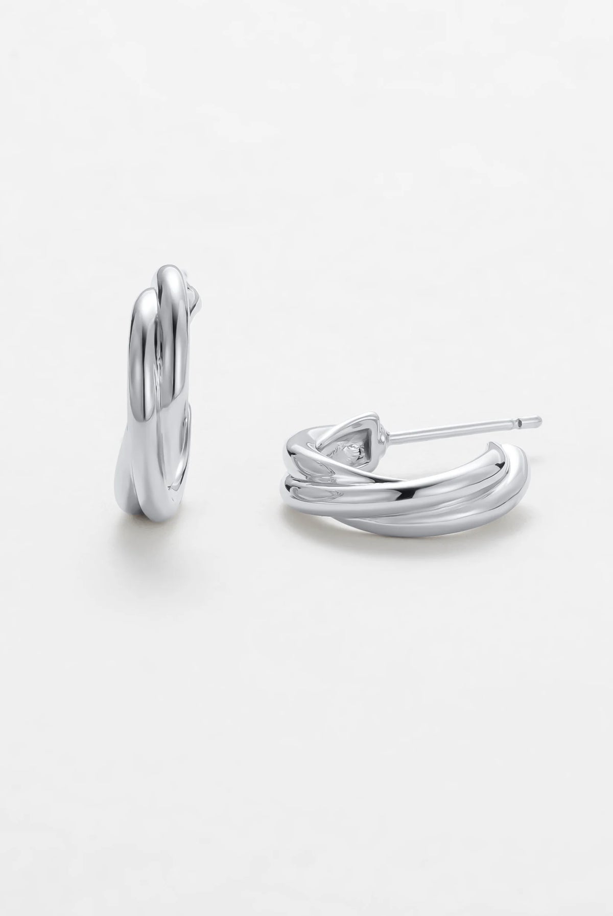 ZAFINO 7361 Eloise Hoop - Silver - Earrings