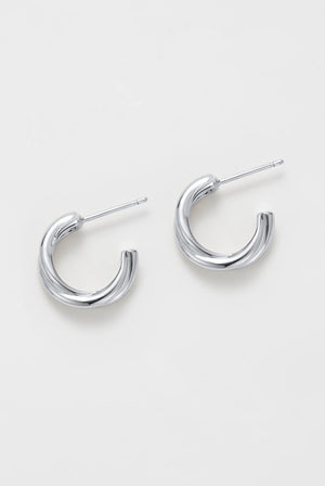 ZAFINO 7361 Eloise Hoop - Silver - Earrings