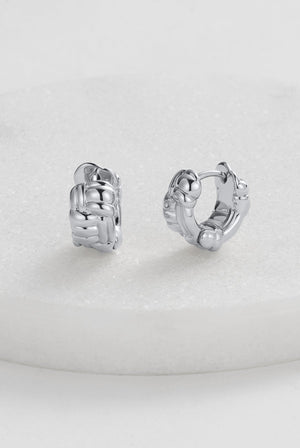 ZAFINO Brielle Huggie - Silver - Earrings