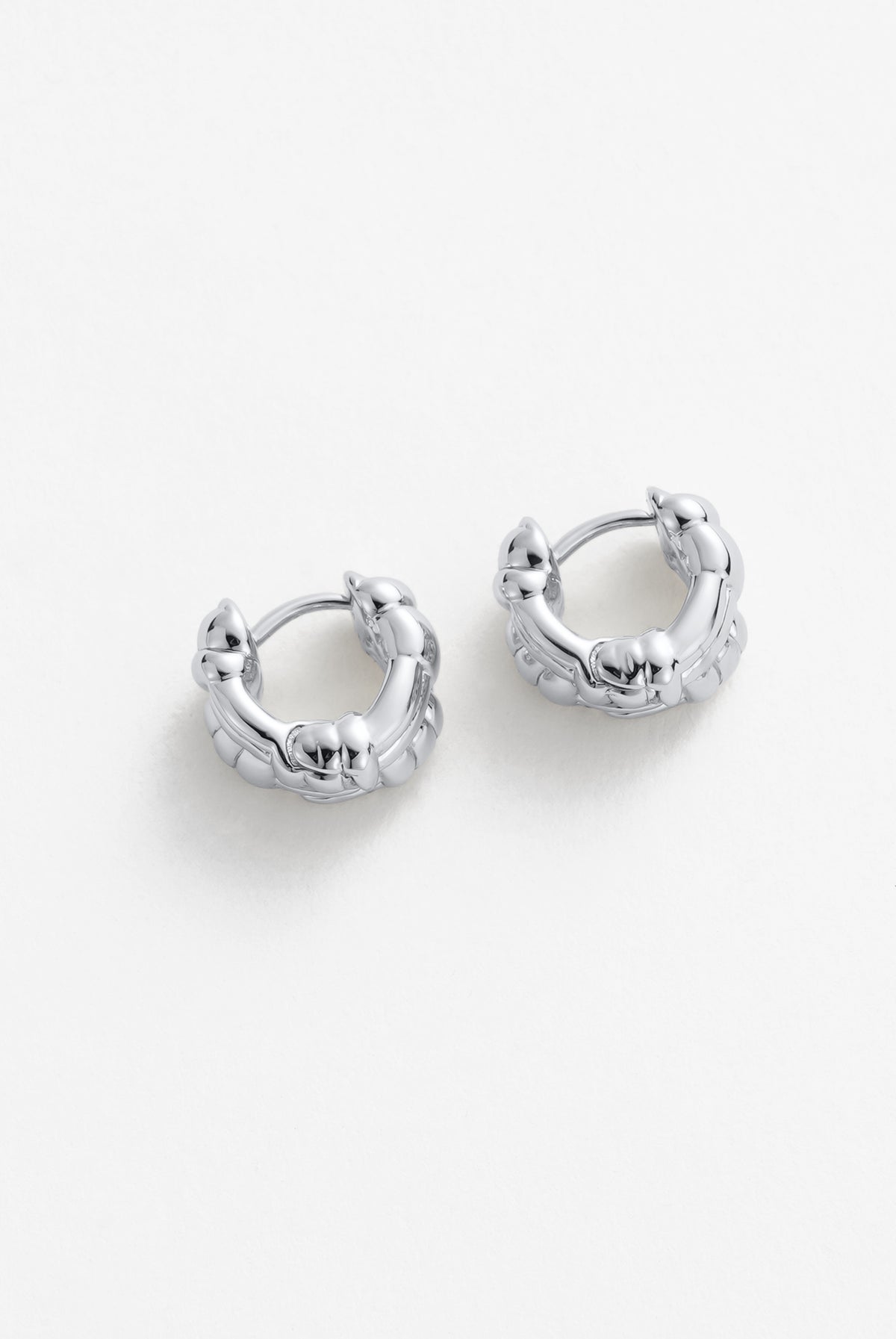 ZAFINO Brielle Huggie - Silver - Earrings
