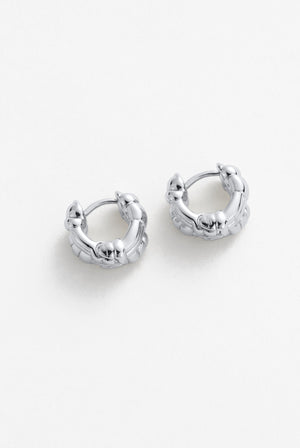 ZAFINO Brielle Huggie - Silver - Earrings