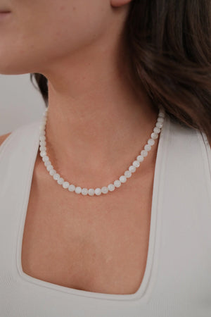 ZAFINO 7462 Valentina Necklace - White