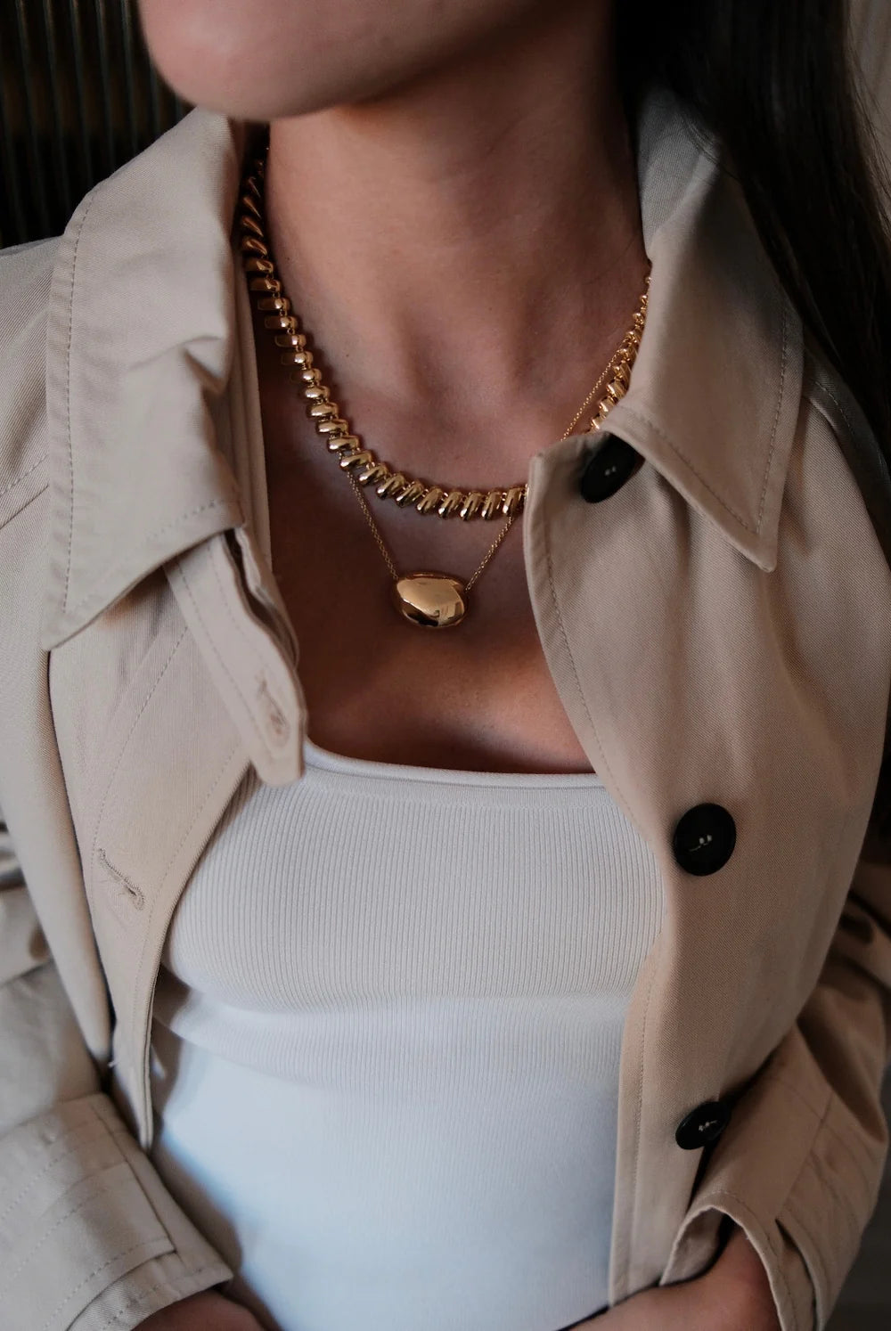 ZAFINO Australia Paisley Necklace - Gold